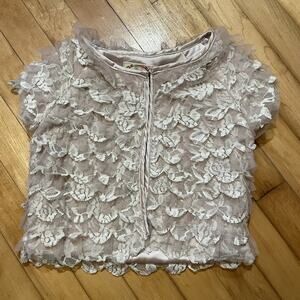NWT Mia Joy Lacy Bolero